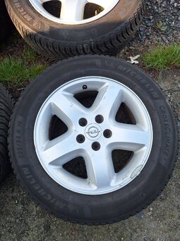 Original ALU 16" Opel Omega 5x110 Celoroční pneu - 2