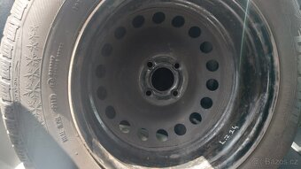Barum pneu s plech diskem 195/65 R15 polaris - 2