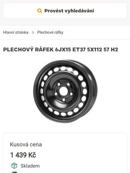 Disky R15 Octavia 2 facelift 5x112 - 2