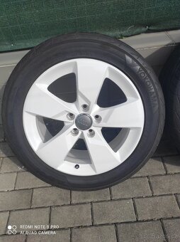 Sada AL kol 17" originál Audi vč. letních pneu - 2