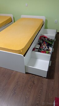 2 postele se zásuvkami 90x200 - 2