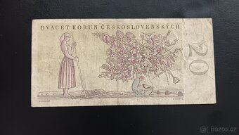 20kčs 1949 II. Vydání - Neperforovaná - 2