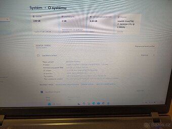 notebook Samsung, cpu i7, ssd 256GB, Grafika 2GB, win 11 - 2