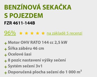 Sekačka fieldmann s pojezdem - 2
