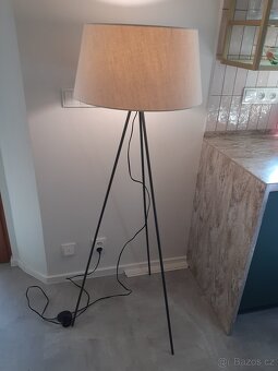 Stojací lampa látková - 2
