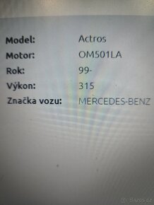 Turbo pro Mercedes Actros - 2