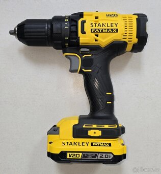 STANLEY FatMax SFMCD700 V20 (2x1,5Ah) aku vrtacka NOVA - 2