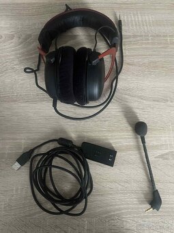 Prodám HyperX Cloud II – plně funkční, nové náušníky - 2