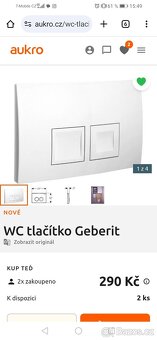 Geberit tlačítko - 2
