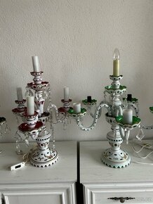 Přejimane sklo svicen lampa - 2