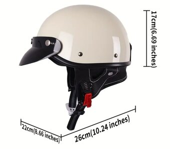 Nová nepoužitá moto retro přilba Jawa ČZ - 2