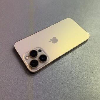 iPhone 13 Pro 128GB gold, 100% baterie, rok záruka - 2