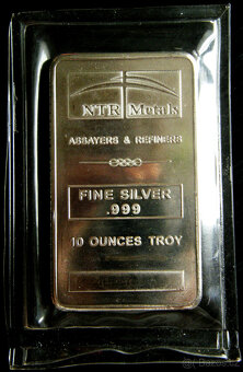 Stříbro - investiční slitek NTR 10 Oz - 2