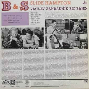 Slide Hampton & Václav Zahradník Big Band – B & S (LP) - 2