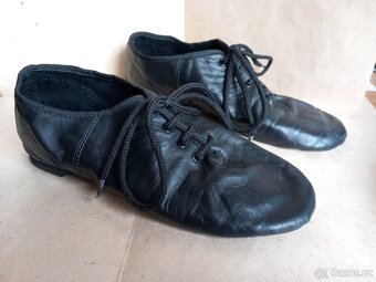 Taneční boty Jazzovky, kožené, velikost 39 - 2