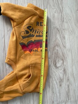 Teplá psí bavlněná mikina, svetr, hořčicový obleček 🐾 délka - 2