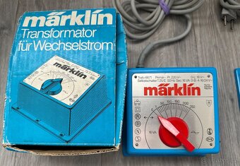 Trafo MARKLIN - Transformátor MARKLIN -soubor zdrojů MARKLIN - 2