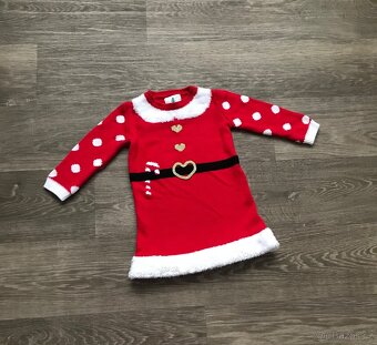 Vánoční šaty, vel. 80/86 - 2