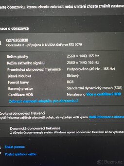 Prodám 27″ herní monitor AOC Q27G2S/EU - 2