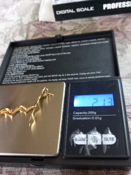 Zlaté náušnice 14k - 2