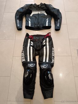 Berik Brave Heart-Pánská kožená moto kombinéza, dvoudílná - 2