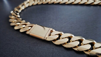 Zlatý nový řetěz 14.k 496g - 2