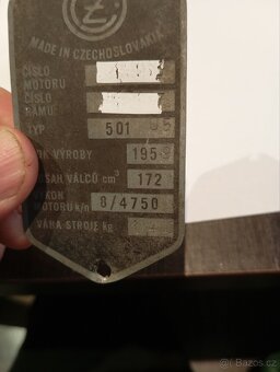 Štítky TP Jawa ČZ - 2