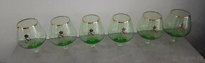 Skleničky " Napoleonky" zelené - 2