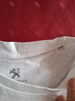 Dětské tričko Peugeot vel 110 - 2