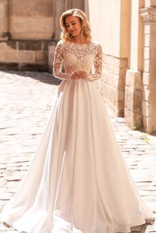 Luxusní nenošené svatební šaty, Neva, 34 EU (XS) - 2