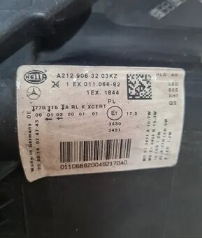Pravé přední LED světlo Mercedes W 212 E-Class - 2
