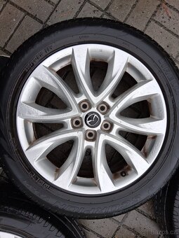MAZDA CX-5 5x114,3 R19 ET50+LETNÍ 225/55R19 4mm - 2
