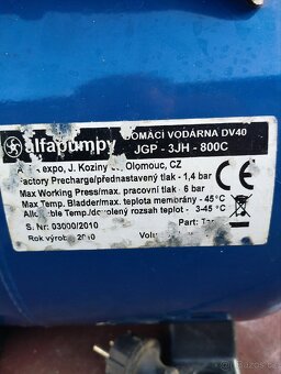 Domácí vodárna dv40 alfa pumpy - 2