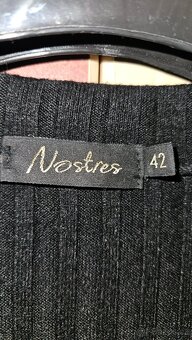 Černé svetrové šaty Nostres 42 / L - 2