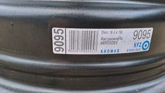 Original disky Mercedes 6J x16 ET 54 - 2