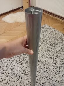 Ikea ocelová noha k barovému pultu - 2
