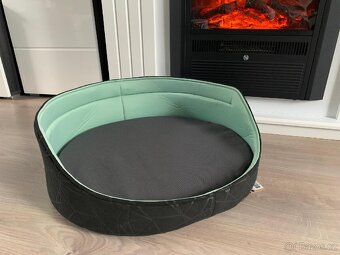 Kvalitní pelech s vyztuženými boky = 2v1 = NOVÝ = 50x45cm - 2