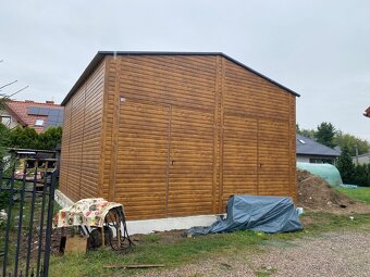 Plechová garáž 6,5x6m - 2