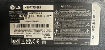 43 LG UHD TV - 2