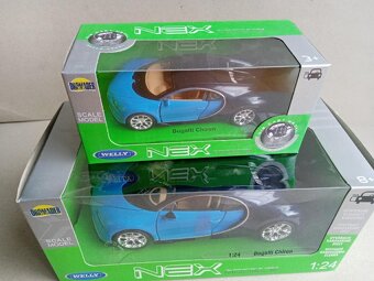 Bugatti Chiron -Welly 1:24, 1:34-39, nové - 2
