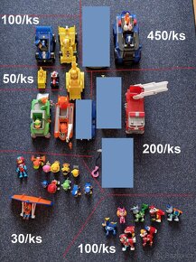 Tlapková patrola - Paw Patrol auta figurky - 2