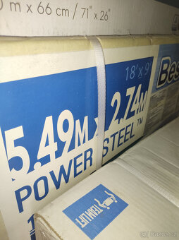 Bestway Bazén Power Steel 5,49 x 2,74 x 1,22 m set-nové - 2