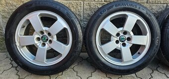 Originál alu Škoda O1 5x100 205/55 R16 letní - 7mm - 2