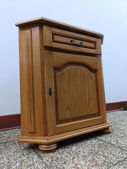 Rustikální skříňka, rohová, nábytek z masívu - 2