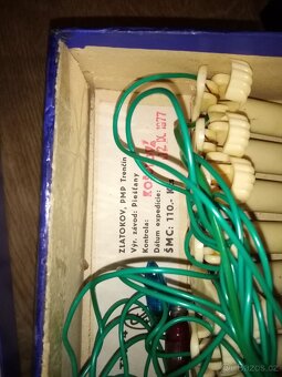 Zlatokov světelný řetěz barevný vánoce - 2