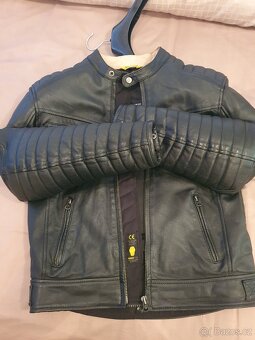 Motorkářská kožená bunda - 2
