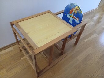 Dětská jídelní židlička + stoleček - 2