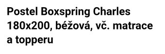 Postel Boxspring Charles - 2