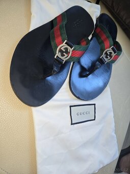 Gucci Mens Riviera Nero/Black sandal - 2