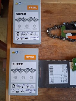 Vodící lišty stihl, řetězy - 2
